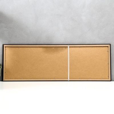 Фоторамка МДФ "Слоны и львы" 33х95 см, венге