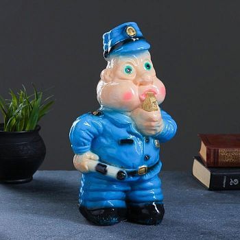 Копилка "Мент со свистком" 31х14см