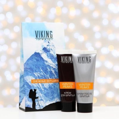 Подарочный набор Viking «Снежные вершины»: крем для бритья, 75 мл + крем после бритья, 75 мл