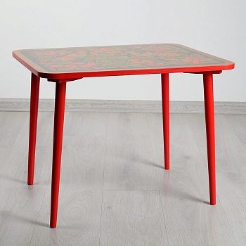 Стол малый "Хохлома.Детство.1 р.к.", 46х60х45 см, высшая категория