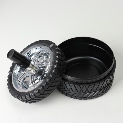 Пепельница бездымная "Покрышка", 9.5х10 см