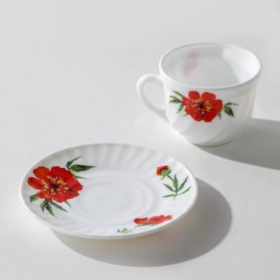 Сервиз столовый Доляна «Бархатная роза», 37 предметов