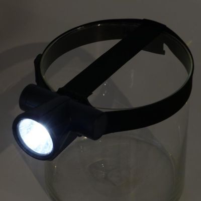 Фонарь налобный аккумуляторный 1 Вт, 1200 мАч, 110 лм, USB, 7 x 5 x 6.2 х 5.7 см