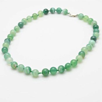 Бусы Агат "Классика № 10" арт.НАГ-1(10)-48-20