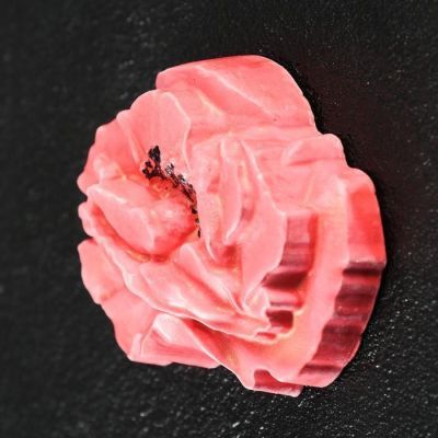 Подвесной декор "Мак" алый, 8х6х1 см