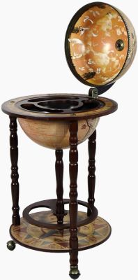 Глобус-бар напольный №2c, диаметр 33 см, высота 85 см
