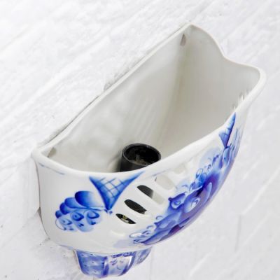 Светильник настенный "Сириус", гжель, фарфор