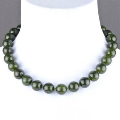 Бусы Нефрит "Классика №14" арт. ННФ-1(14)-45-2