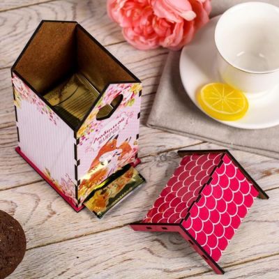 Чайный домик "Любимой мамочке", 20х8,6 см