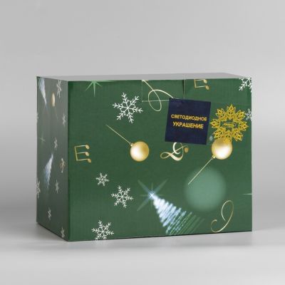 Светодиодная фигура «Новогодний город» 18 × 14 × 11 см, полистоун, батарейки ААх3 (не в комплекте), USB, свечение мульти