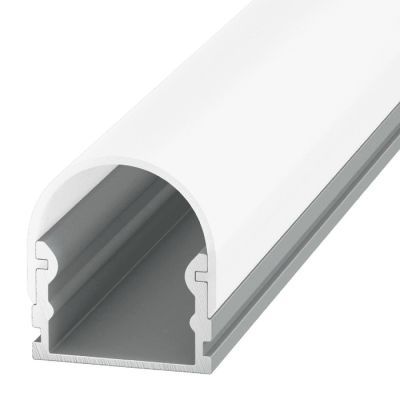 Накладной профиль SWG для светодиодной ленты, 2 м, 21 × 21 мм, матовый рассеиватель, 2 заглушки