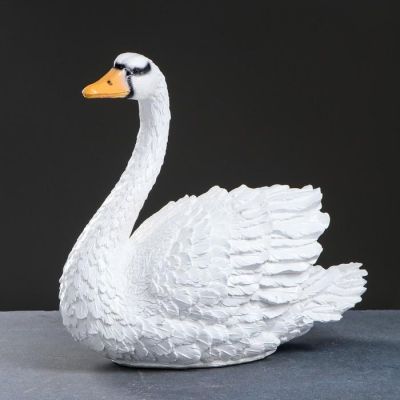Копилка "Лебедь средний белый" 39см