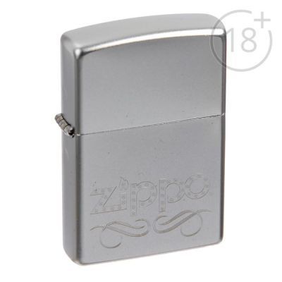 Зажигалка ZIPPO 24335 Classic с покрытием Satin Chrome