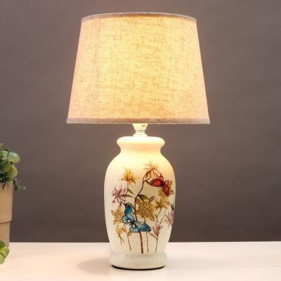 Настольная лампа 16817/1 E14 40Вт белый h.36см