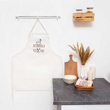 Набор кухонный Хозяйка кухни, фартук 72х80 см, полотенце 50х60 см, МИКС
