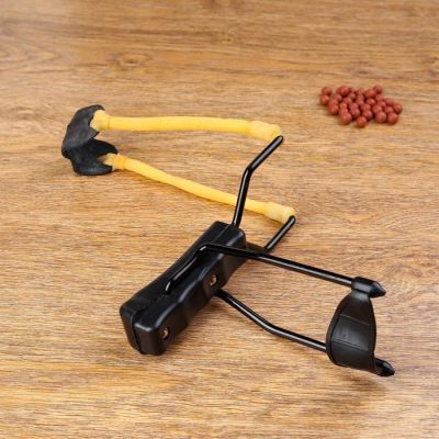 Рогатка, рукоять с упором и подпальцевыми выемками