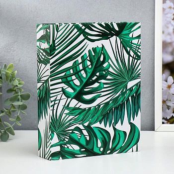 Фотоальбом на 200 фото 10х15 см "Пальмовые листья" 22,5х17,5х5,5 см