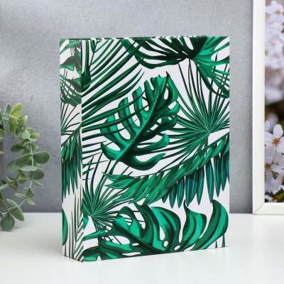 Фотоальбом на 200 фото 10х15 см "Пальмовые листья" 22,5х17,5х5,5 см