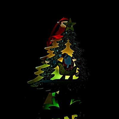 Световой декор на подвеске «Ёлка» 13×14×2 см