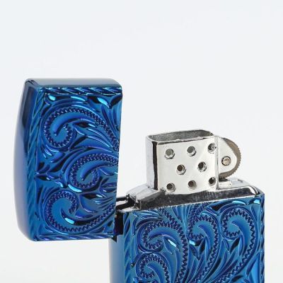 Зажигалка "Узоры" в подарочной коробке, газ, микс,  5.5х3.4х1.2 см