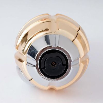 Зажигалка газовая "Граната", пьезо, 11х5х5 см, золото