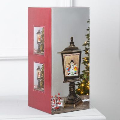 Светодиодная фигура «Дед Мороз с подарками» 13 × 30 × 13 см, металл, батарейки ААх3 (не в комплекте), свечение тёплое белое