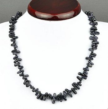 Колье Авантюрин "Облепиха" арт.НАВ-4(11)-45-2