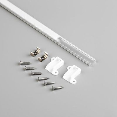 Накладной профиль General для светодиодной ленты, 2 м, 14 × 7 мм, матовый рассеиватель, аксессуары