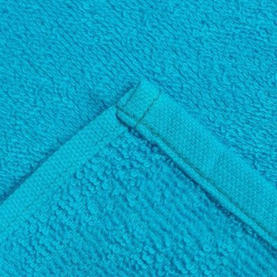 Набор полотенец в корзинке Этель "Сердечко"30х30шт - 4 шт, цв. голубой, 100%хл