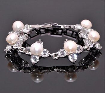 Браслет Жемчуг "Витражи" арт. бП1586