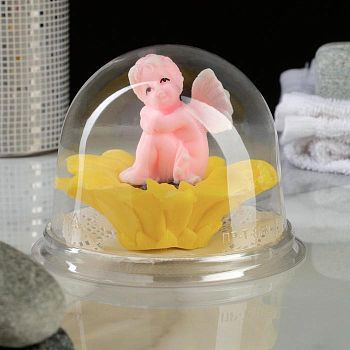 Фигурное мыло "Фея мини на цветке" 105гр