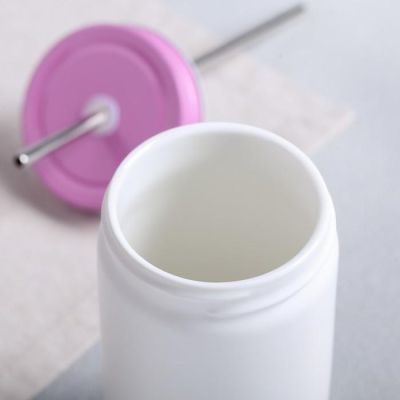 Стакан с трубочкой «Никто не идеален», 480 мл