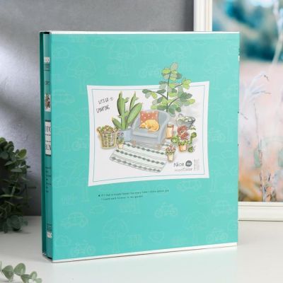 Фотоальбом на 600 фото 10х15 см "Домашний уют" в коробке 33,7х30,3х5,8 см