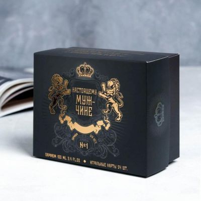 Набор: парфюм 100 мл и карты «Настоящему мужчине»