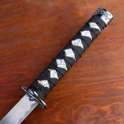 Сувенирное оружие «Катана», серые ножны под змеиную кожу, 89 см