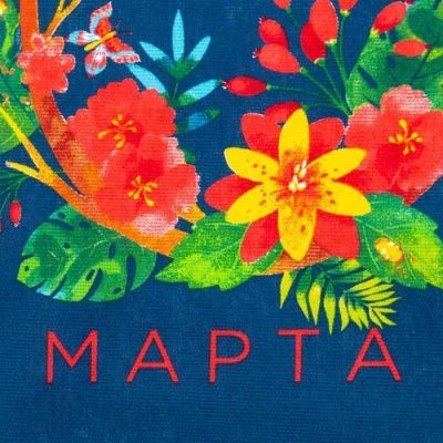 Набор полотенец кух. "Доляна" 8 Марта 35х60см-4шт, 100% хл