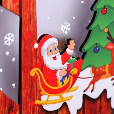 Световой декор на подвеске «Зимняя сказка» 20×20×2 см