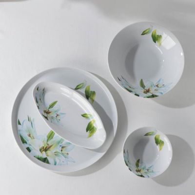 Сервиз столовый «Идиллия. Цветущая лилия», 36 предметов, 4 вида тарелок