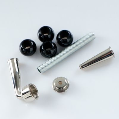 Трубка оригинальная, чёрная вставка, 15х2,7х1,4 см