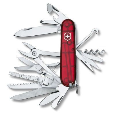 Victorinox SwissChamp Red translucent Нож складной (арт. - 1.6795.T)