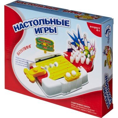 Игра настольная «Мини боулинг»  (21 х 12 см)