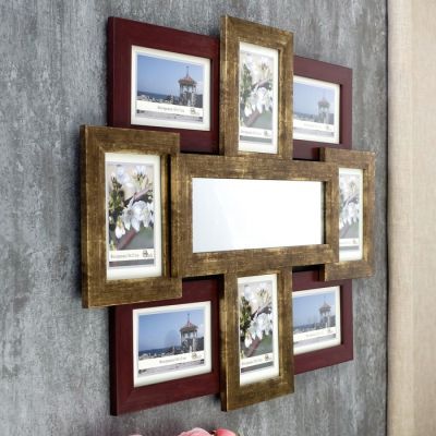 Фоторамка 8 в 1 "Всех милее" для фото 10х15 см + зеркало, 10x30 см