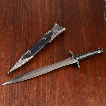 Сув. изделие кортик, чёрные ножны, клинок 40 см