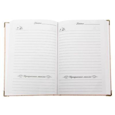 Недатированный кожаный ежедневник "Настоящего мужчины" Индия