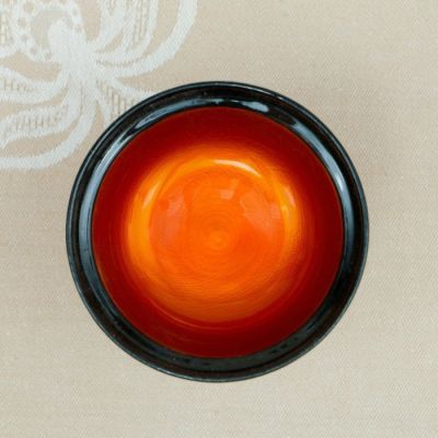 Поставок на ножке, 9×13 см, хохлома