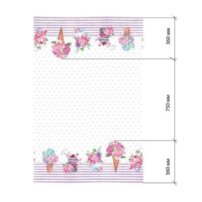 Скатерть "Этель" Сладости  220х147 см, 100% хл, репс 210 гр/м2