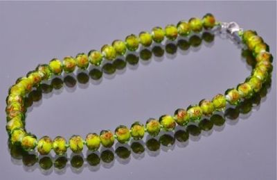 Бусы Муранское стекло  "Драгоценное сияние" арт.П1243