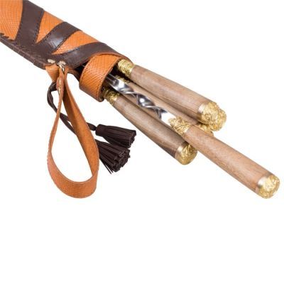 Колчан из натуральной кожи «Робин Гуд» для 6 шампуров