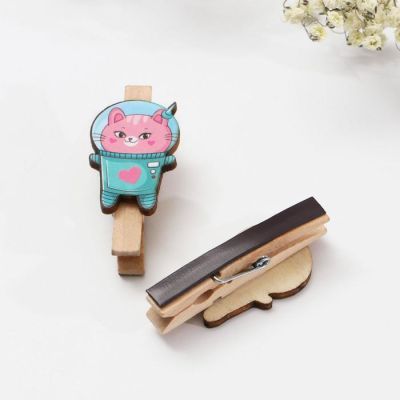 Магнит-прищепка «Космос», 7 х 12.7 см