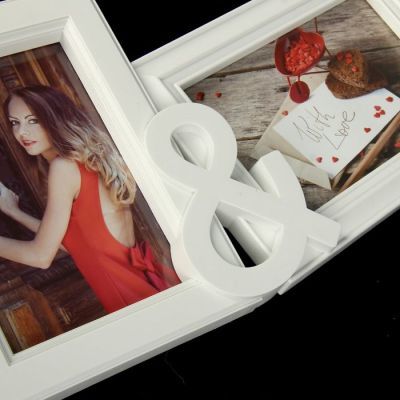 Фоторамка "Союз" на 2 фото 10х15 см, белая